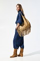Fringed shoulder bag