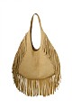 Fringed shoulder bag