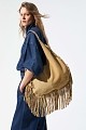 Fringed shoulder bag