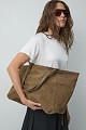 Geantă shopper din piele întoarsă
