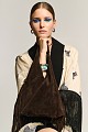 Suede bag with fringes