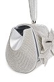 Purse with bow and rhinestones