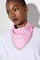Embelished printed scarf