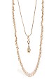 Set on hanging necklace