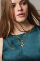 Hanging necklace with chain and charms