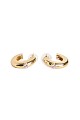 Hoops with heart-shape rhinestone