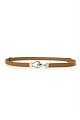 Thin belt with buckle