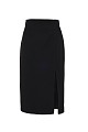 Pencil skirt with side slit