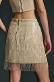 Къса пола с ресни и пайети - Gold Label