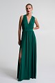 Maxi dress with crossed back