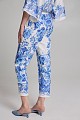 Floral trousers with elasticated waist