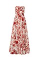 Maxi printed strapless dress - Gold label