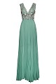 Maxi pleated sequined dress - Gold label