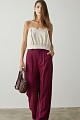 Crop top blouse with lace