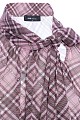 Sleeveless checkered blouse