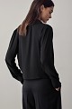 Wrap blouse with chain