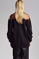 Sweater with lace detail