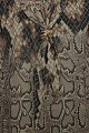Μίνι αμάνικο animal print φόρεμα