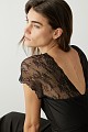 Vestido midi encaje
