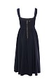 Midi dress with corset bustier