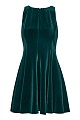 Mini velvet klos dress