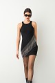 Mini dress with chains