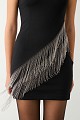 Mini dress with chains
