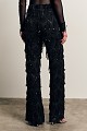 Flare sequined pants