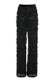 Flare sequined pants