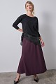 Midi high waisted skirt