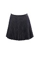 Mini pleated leopard skirt