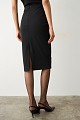Midi pencil skirt with rhinestones