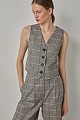 Plaid vest