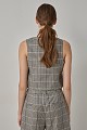 Plaid vest