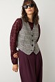 Plaid vest