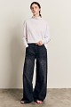 Lexa denim pants with rhinestones