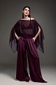 Off-shoulder sheer blouse - Gold label