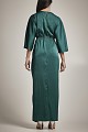 Maxi wrap satin dress - Gold label
