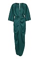 Maxi wrap satin dress - Gold label

