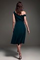 Midi dress with belt - Gold label