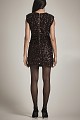 Mini sleeveless sequined dress - Gold label