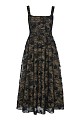Midi lace dress with corset - Gold label