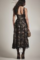 Midi lace dress with corset - Gold label