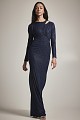 Maxi cut out dress with lurex - Gold label