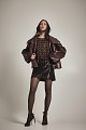 Mini sequined skirt - Gold label
