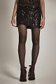 Mini sequined skirt - Gold label