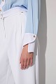 Cropped blouse with buttons