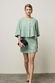 Vestido mini de tweed con lentejuelas