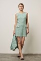 Vestido mini de tweed con lentejuelas