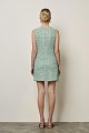 Vestido mini de tweed con lentejuelas
